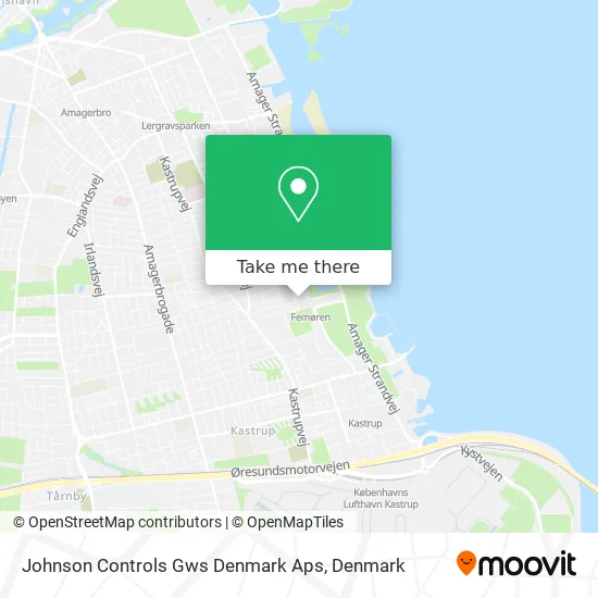 Johnson Controls Gws Denmark Aps map