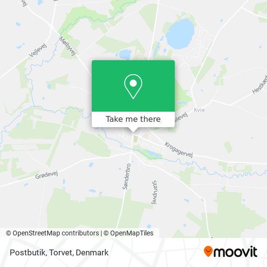 Postbutik, Torvet map