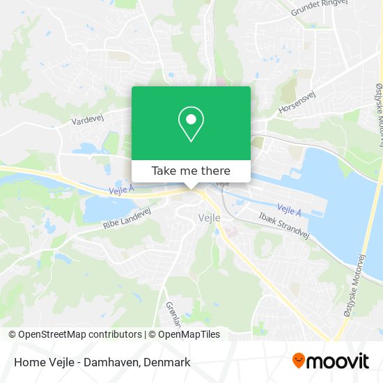 Home Vejle - Damhaven map