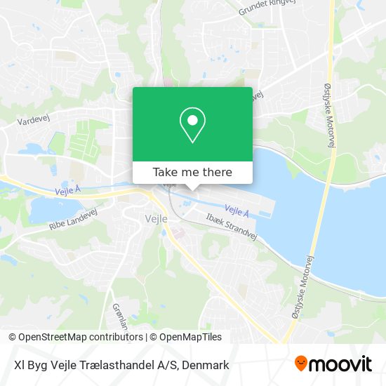 Xl Byg Vejle Trælasthandel A/S map