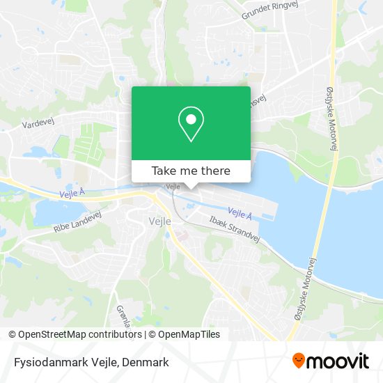 Fysiodanmark Vejle map