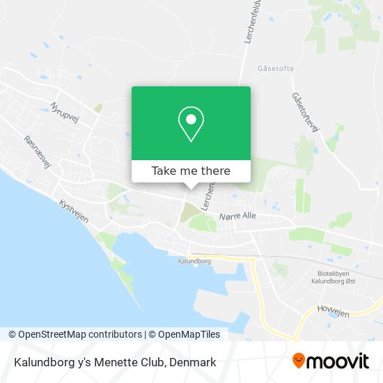 Kalundborg y's Menette Club map