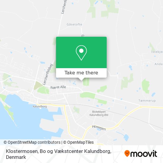 Klostermosen, Bo og Vækstcenter Kalundborg map