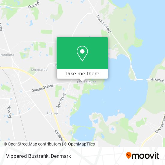 Vipperød Bustrafik map