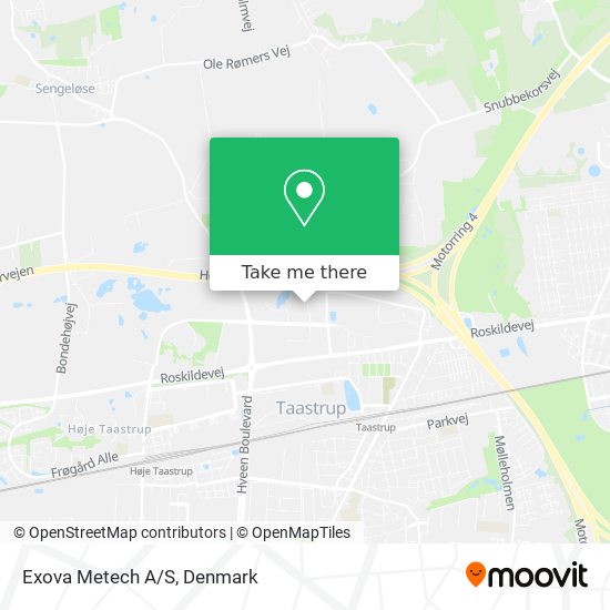 Exova Metech A/S map