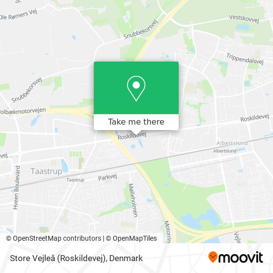Store Vejleå (Roskildevej) map