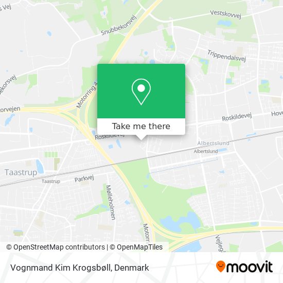 Vognmand Kim Krogsbøll map