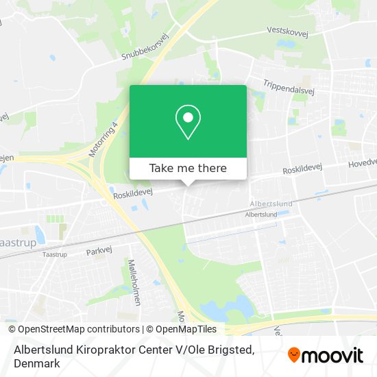 Albertslund Kiropraktor Center V / Ole Brigsted map