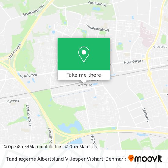 Tandlægerne Albertslund V Jesper Vishart map