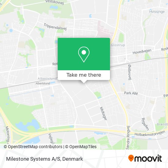 Milestone Systems A/S map