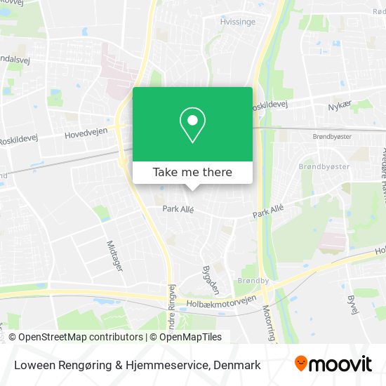 Loween Rengøring & Hjemmeservice map