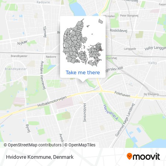 Hvidovre Kommune map
