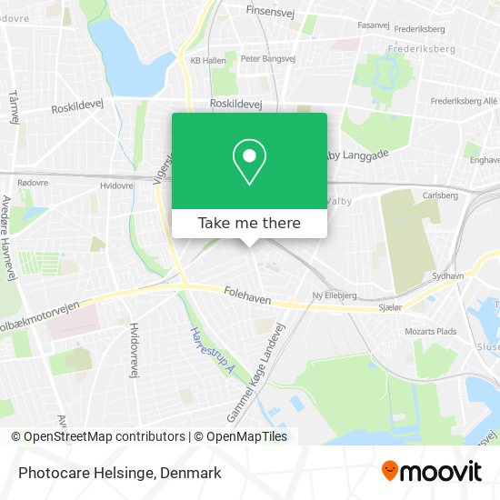 Photocare Helsinge map