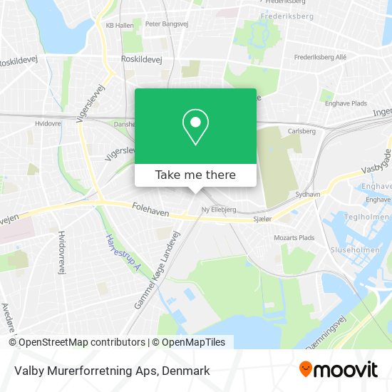 Valby Murerforretning Aps map