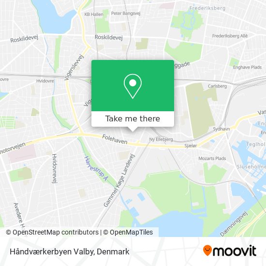 Håndværkerbyen Valby map