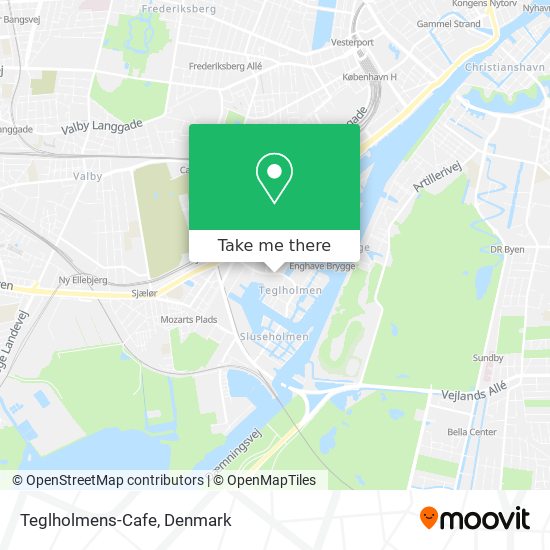 Teglholmens-Cafe map