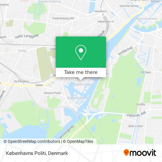 Københavns Politi map