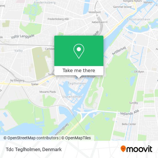 Tdc Teglholmen map