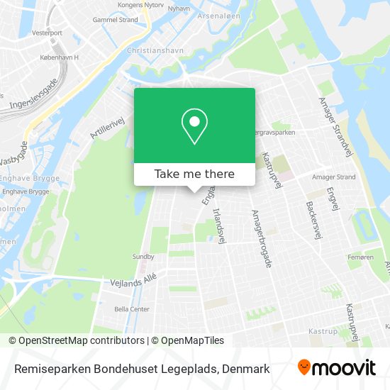 Remiseparken Bondehuset Legeplads map