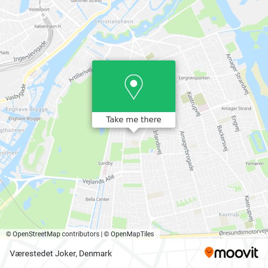 Værestedet Joker map