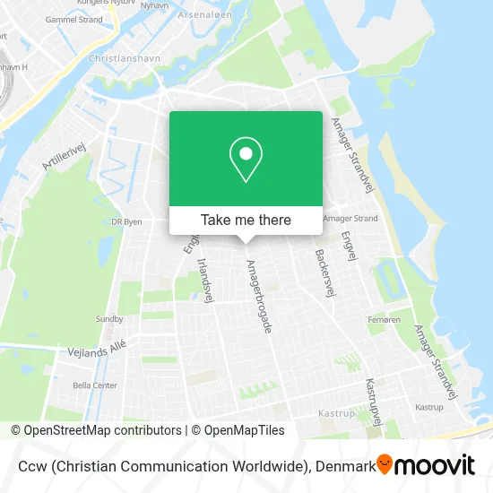 Ccw (Christian Communication Worldwide) map