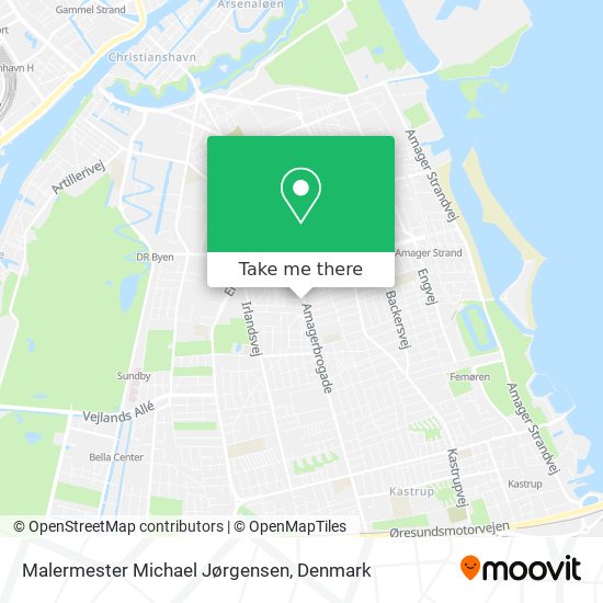 Malermester Michael Jørgensen map