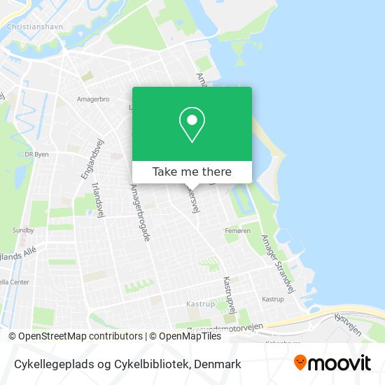 Cykellegeplads og Cykelbibliotek map