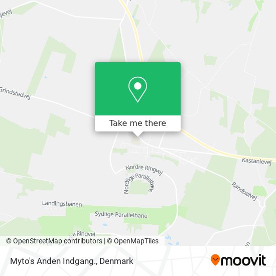 Myto's Anden Indgang. map