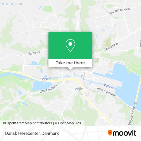 Dansk Hørecenter map