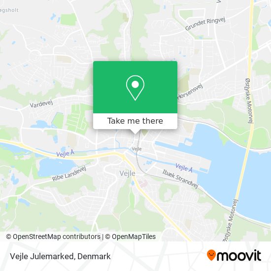 Vejle Julemarked map