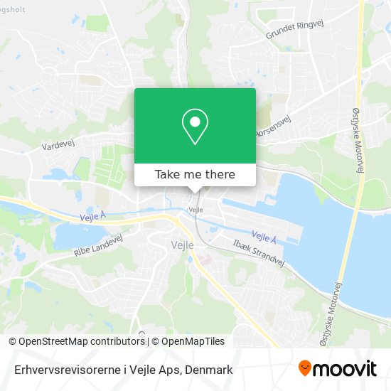 Erhvervsrevisorerne i Vejle Aps map