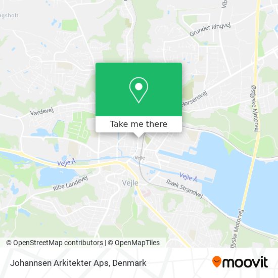 Johannsen Arkitekter Aps map