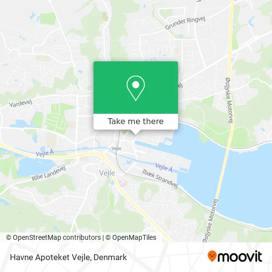 Havne Apoteket Vejle map
