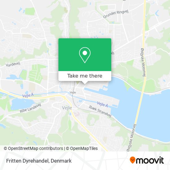 Fritten Dyrehandel map