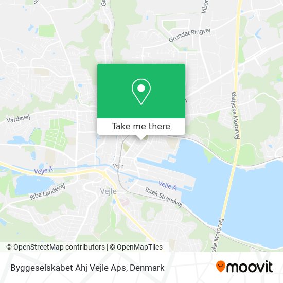 Byggeselskabet Ahj Vejle Aps map