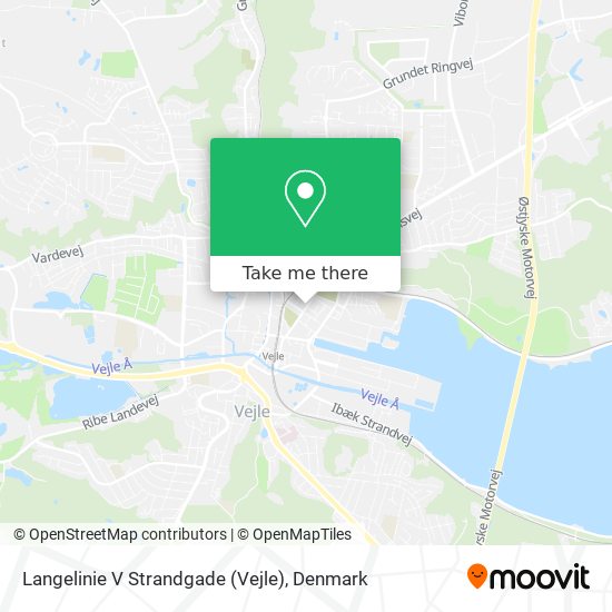 Langelinie V Strandgade (Vejle) map