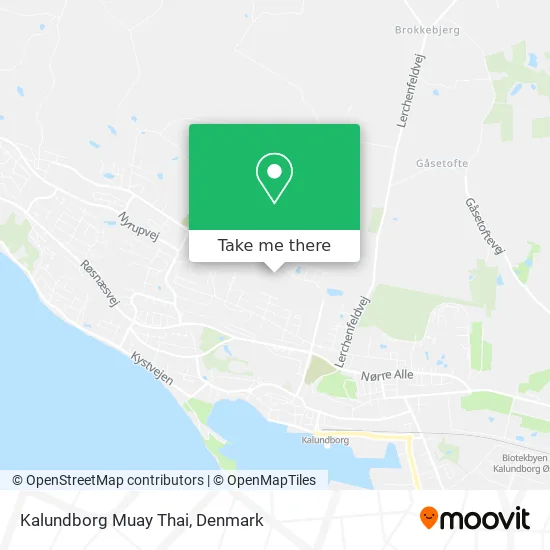 Kalundborg Muay Thai map