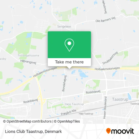 Lions Club Taastrup map