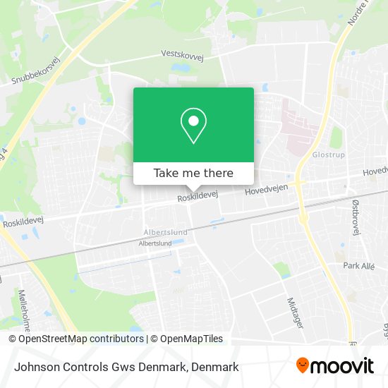 Johnson Controls Gws Denmark map