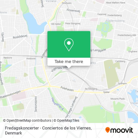 Fredagskoncerter - Conciertos de los Viernes map