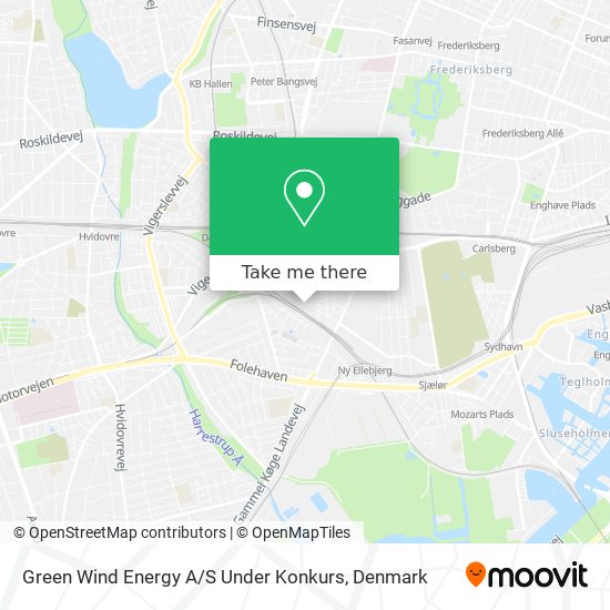 Green Wind Energy A / S Under Konkurs map