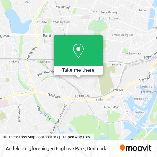 Andelsboligforeningen Enghave Park map