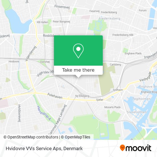 Hvidovre VVs Service Aps map