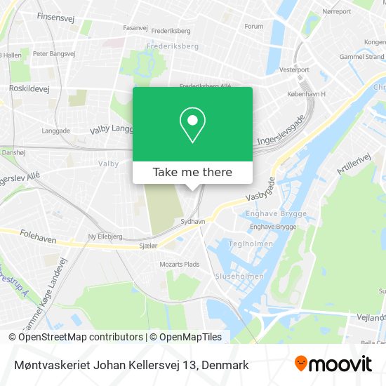 Møntvaskeriet Johan Kellersvej 13 map