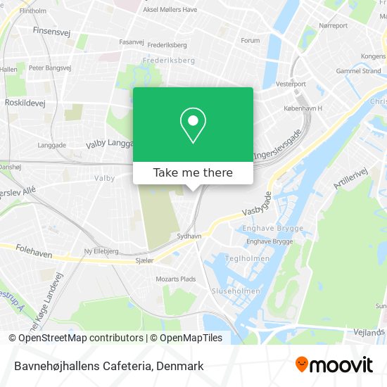 Bavnehøjhallens Cafeteria map