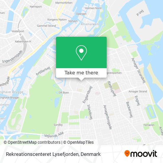 Rekreationscenteret Lysefjorden map