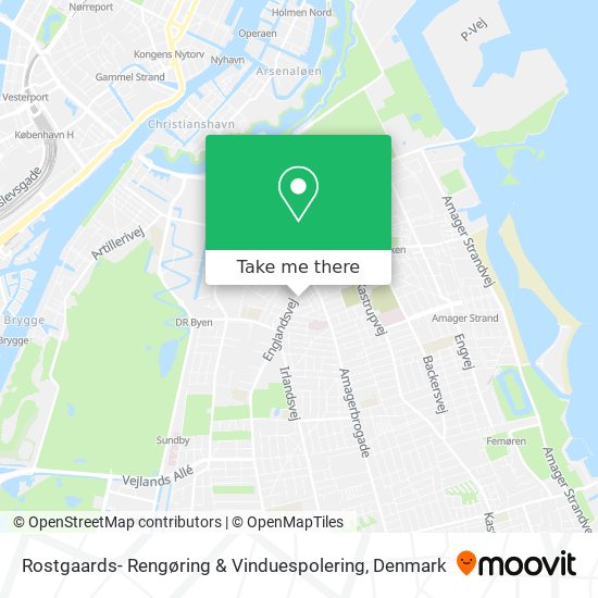 Rostgaards- Rengøring & Vinduespolering map