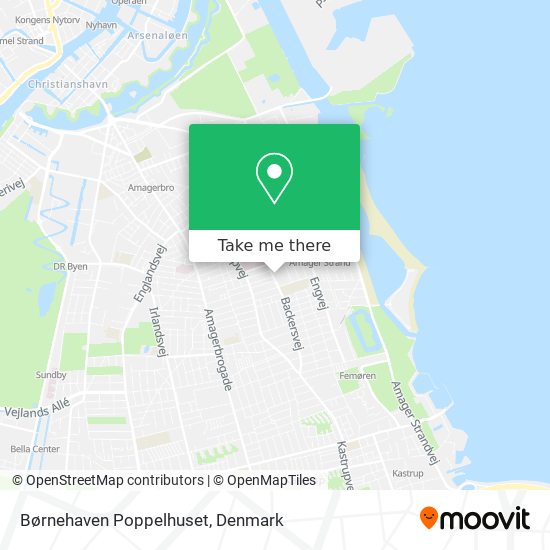 Børnehaven Poppelhuset map