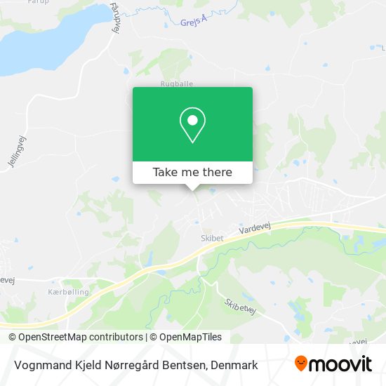 Vognmand Kjeld Nørregård Bentsen map