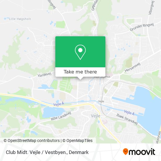 Club Midt. Vejle / Vestbyen. map